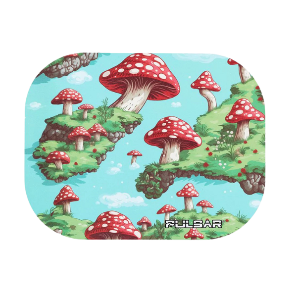 Pulsar Rolling Tray / 7"x5.5" / Floating Mushrooms